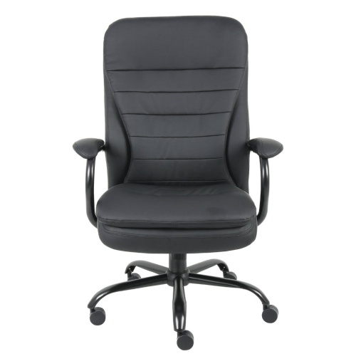 Кресло руководителя Brabix Premium Heavy Duty HD-001 до 200 кг, экокожа, черное 531015 фото 2